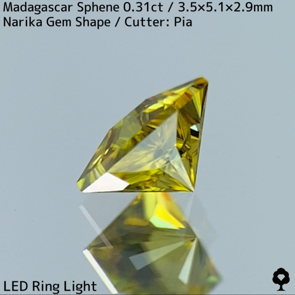 Sphene 0.31ct / New cut