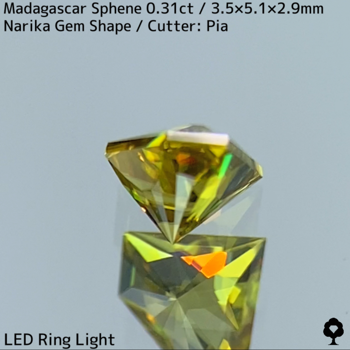 Sphene 0.31ct / New cut