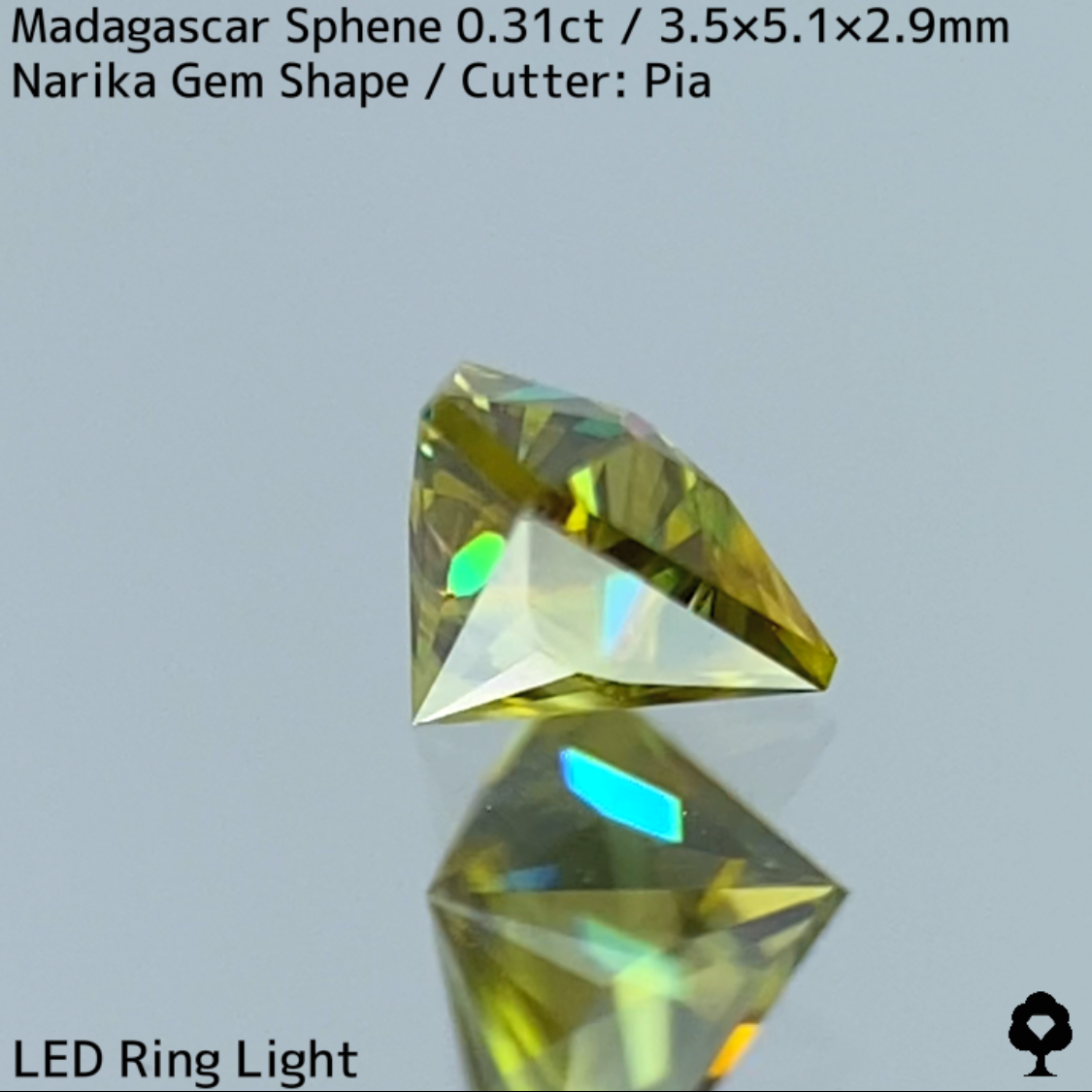 Sphene 0.31ct / New cut