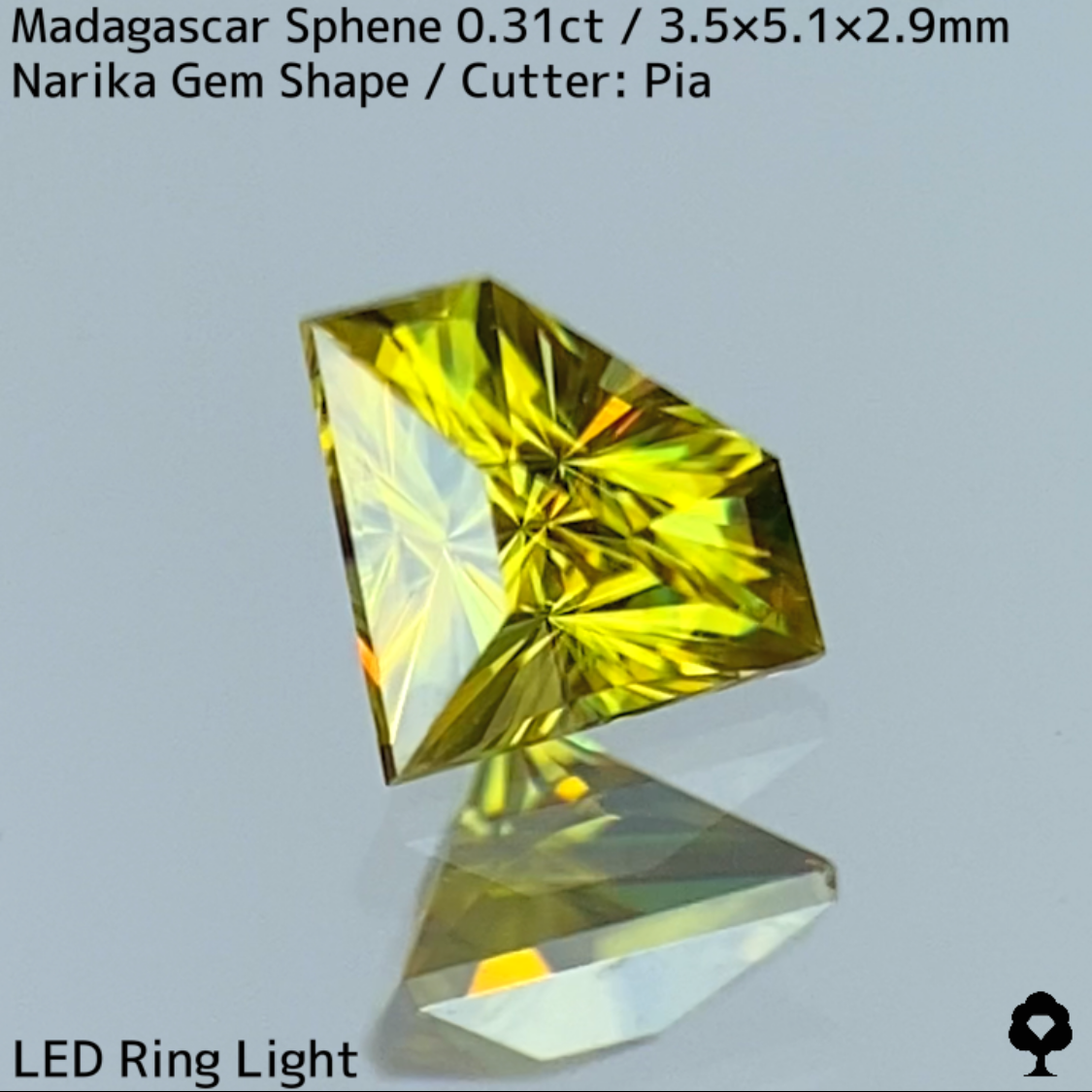 Sphene 0.31ct / New cut