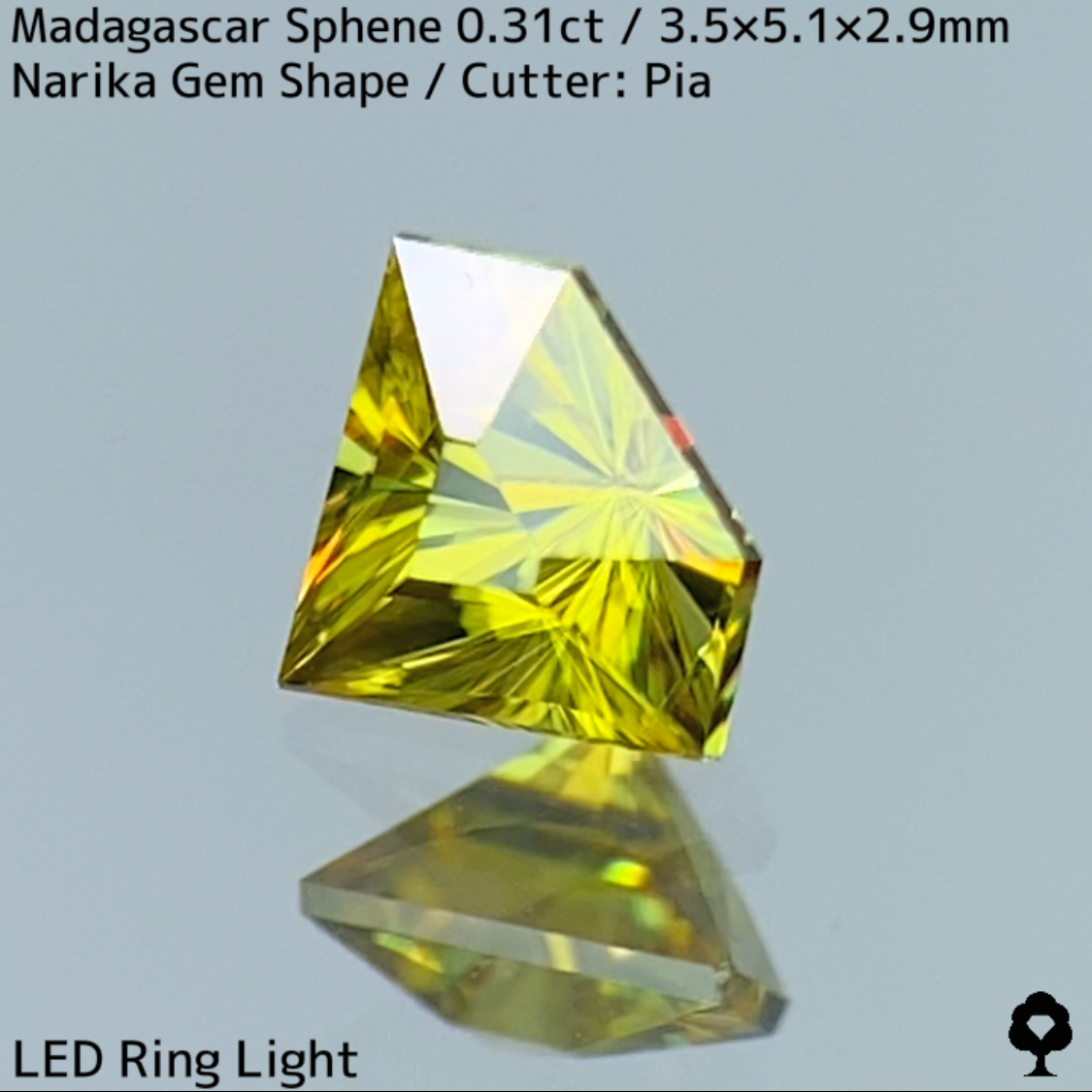 Sphene 0.31ct / New cut