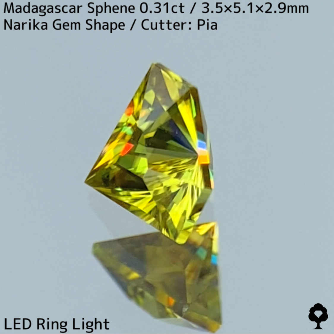 Sphene 0.31ct / New cut