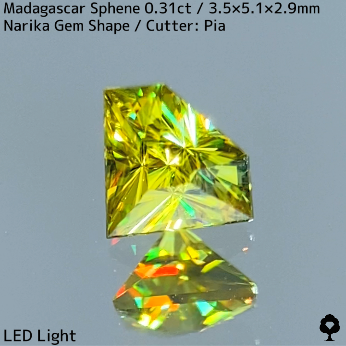 Sphene 0.31ct / New cut