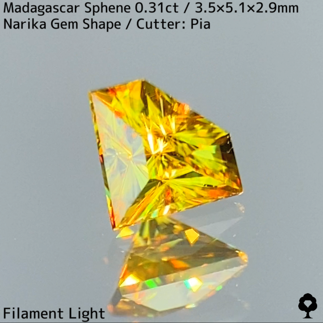 Sphene 0.31ct / New cut