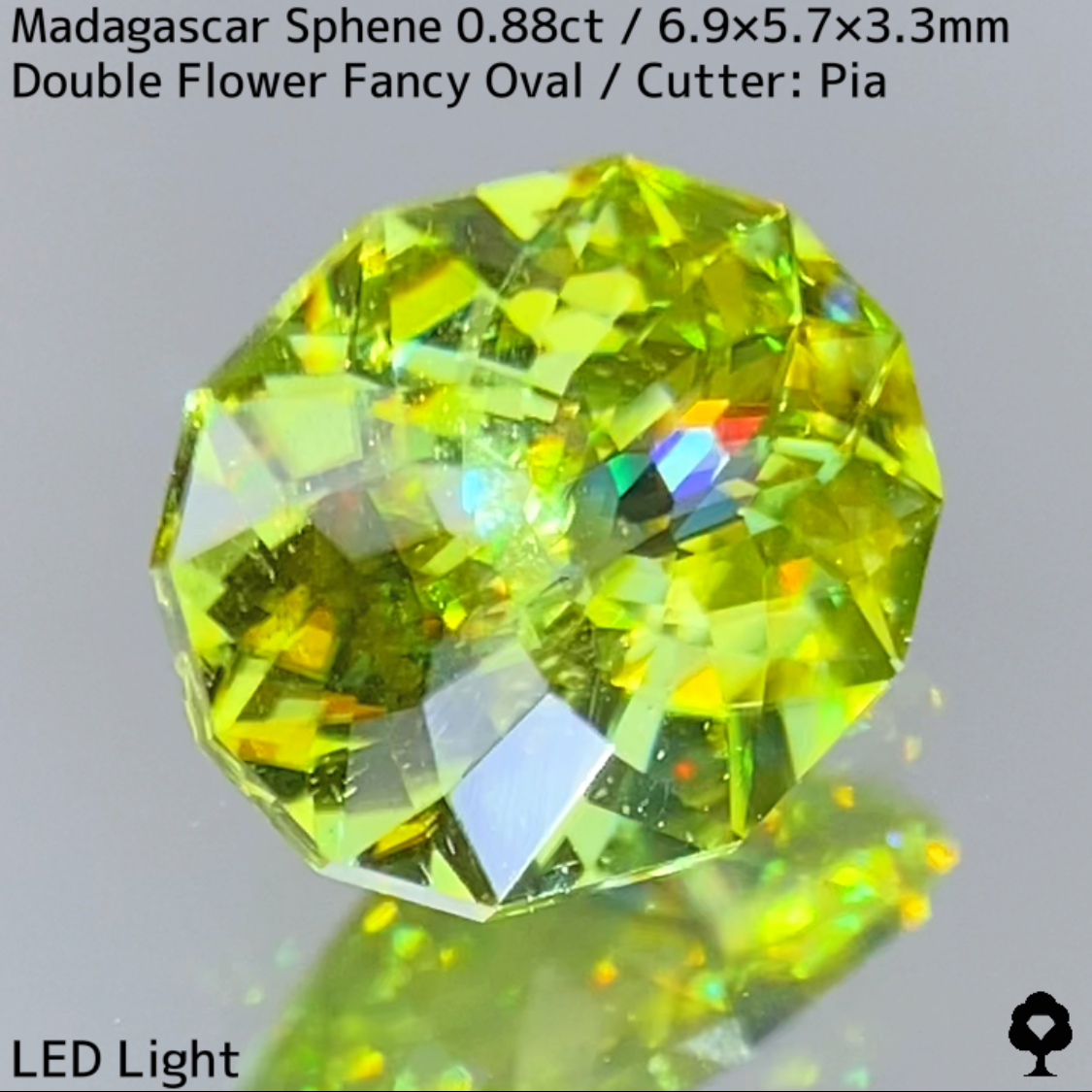Sphene 0.88ct / New cut