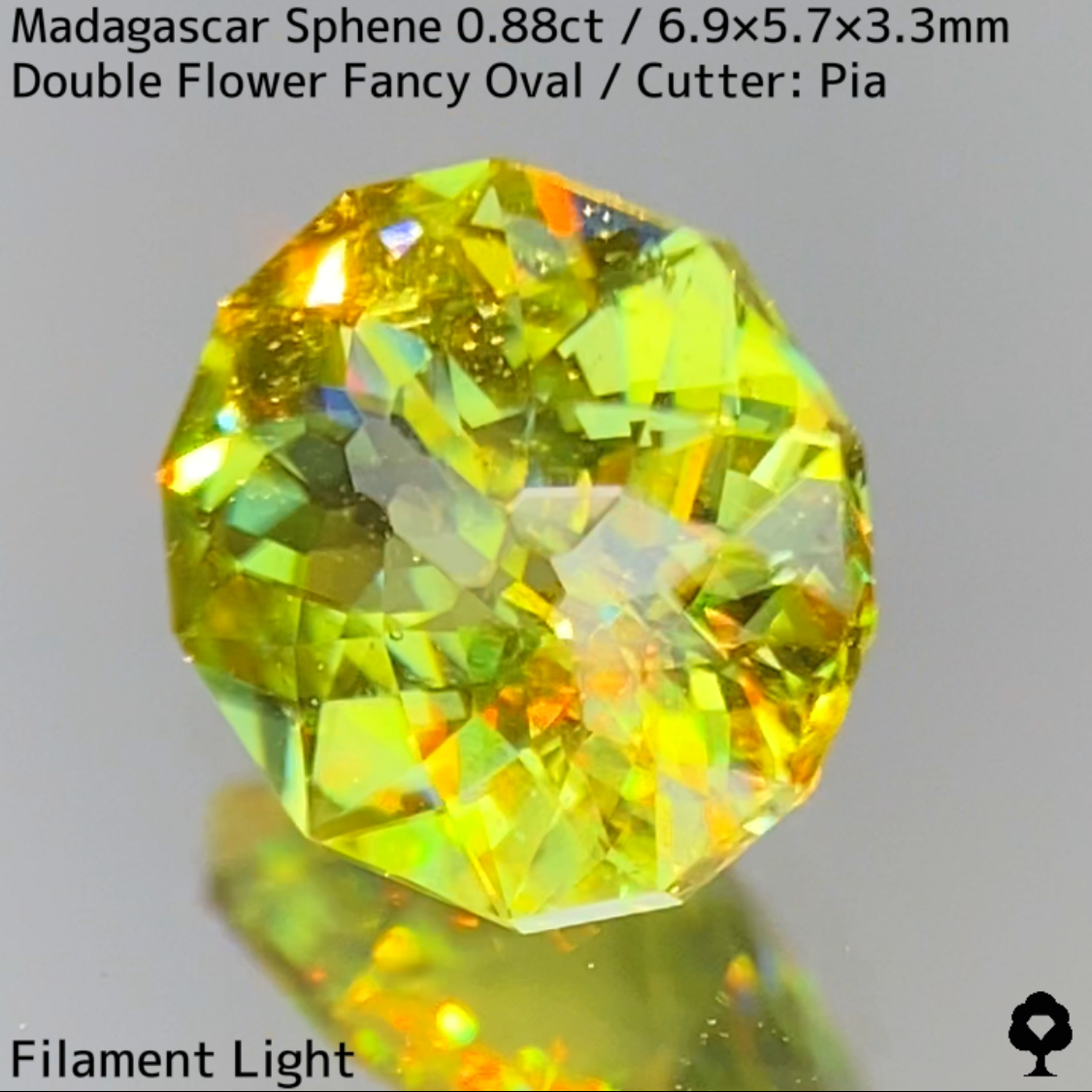 Sphene 0.88ct / New cut