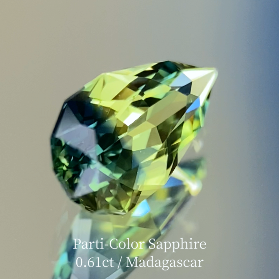 Parti-Color Sapphire 0.620ct / Madagascar