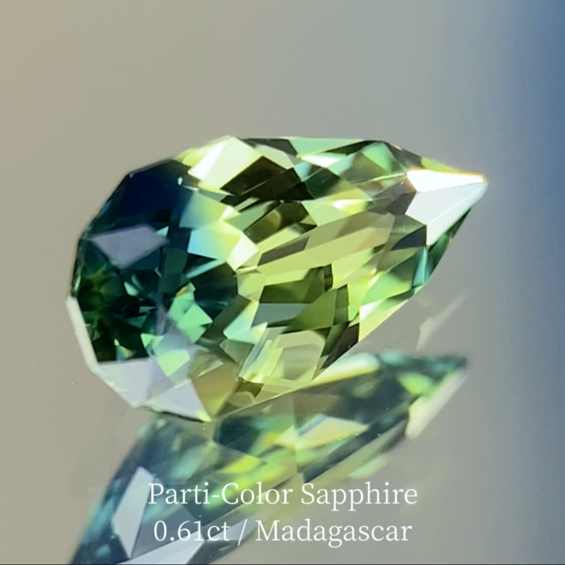 Parti-Color Sapphire 0.620ct / Madagascar