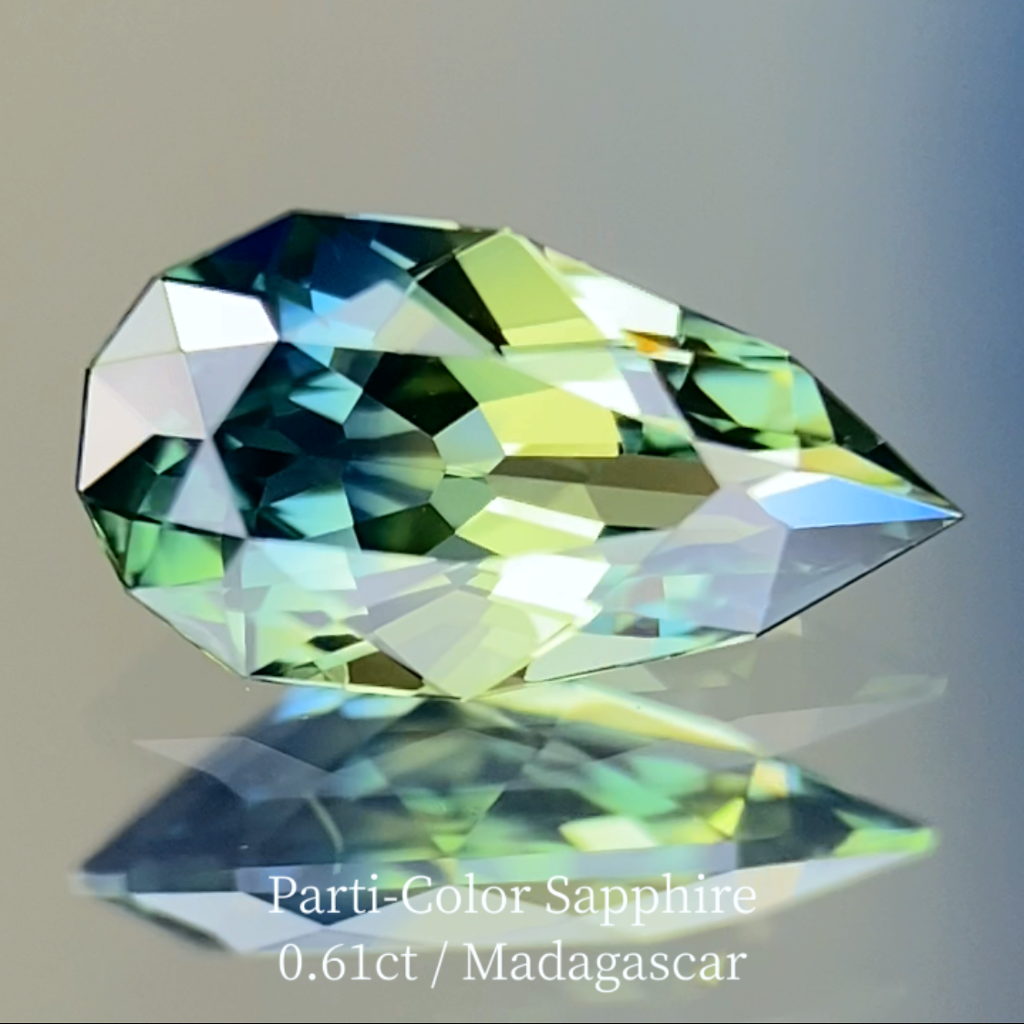 Parti-Color Sapphire 0.620ct / Madagascar