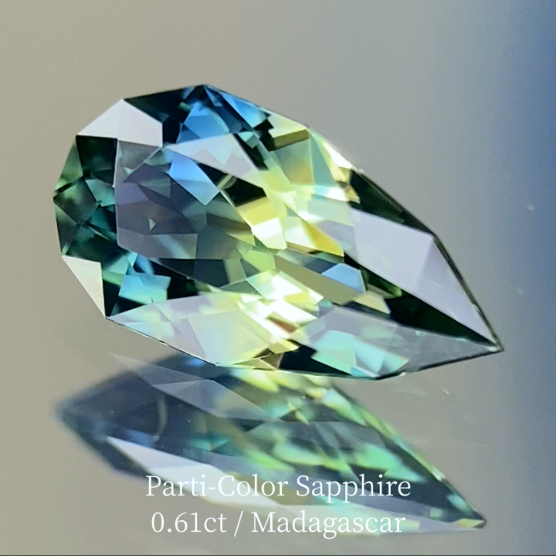 Parti-Color Sapphire 0.620ct / Madagascar