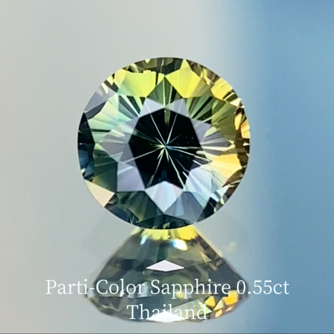 Parti-Color Sapphire 0.55ct / Thailand