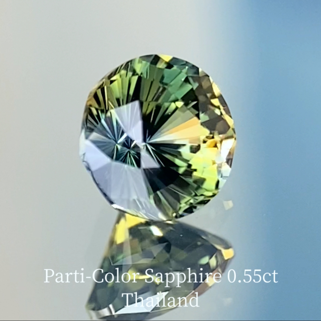 Parti-Color Sapphire 0.55ct / Thailand