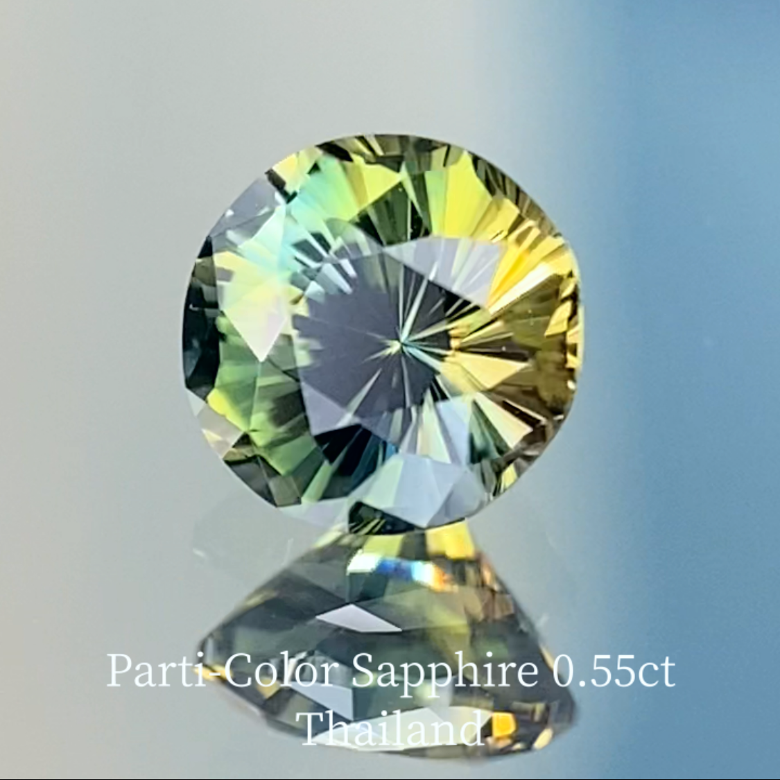 Parti-Color Sapphire 0.55ct / Thailand