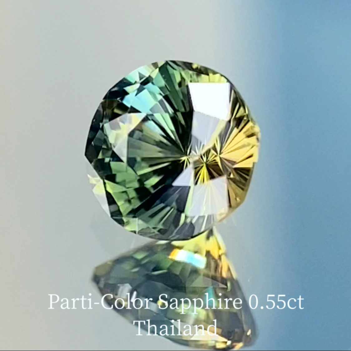 Parti-Color Sapphire 0.55ct / Thailand