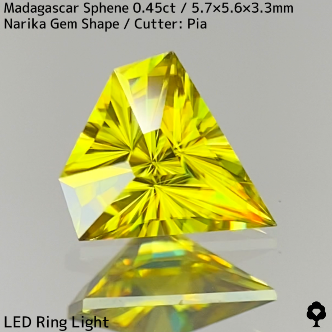 Sphene 0.45ct / New cut