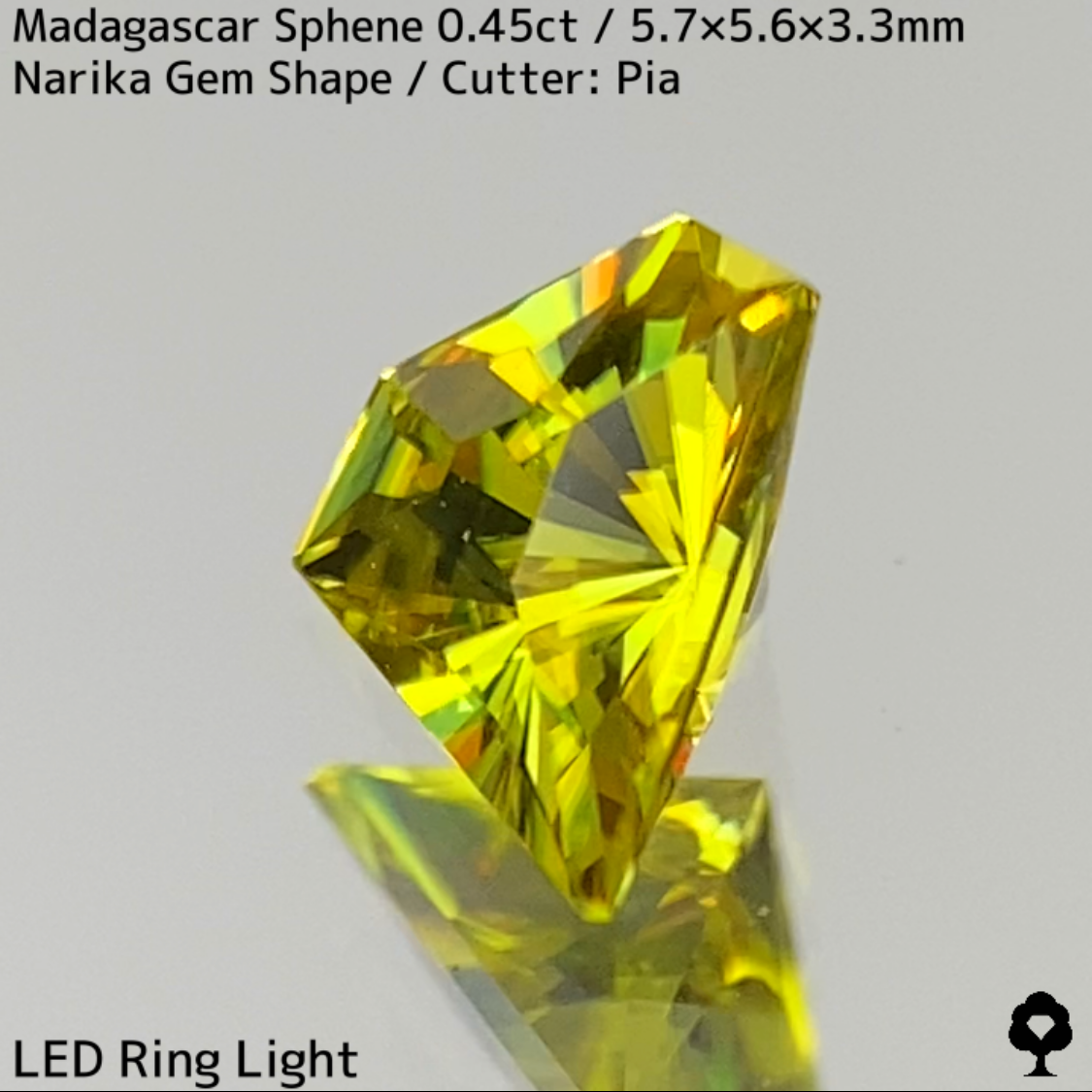 Sphene 0.45ct / New cut