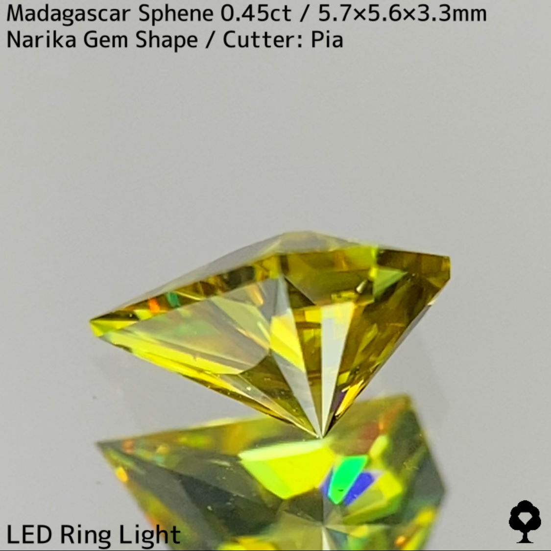 Sphene 0.45ct / New cut