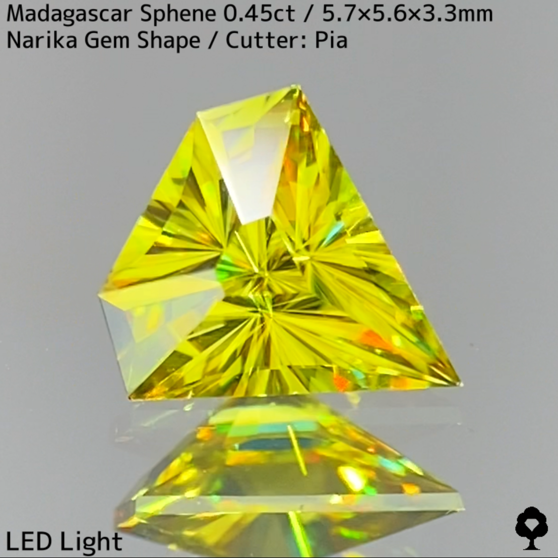 Sphene 0.45ct / New cut