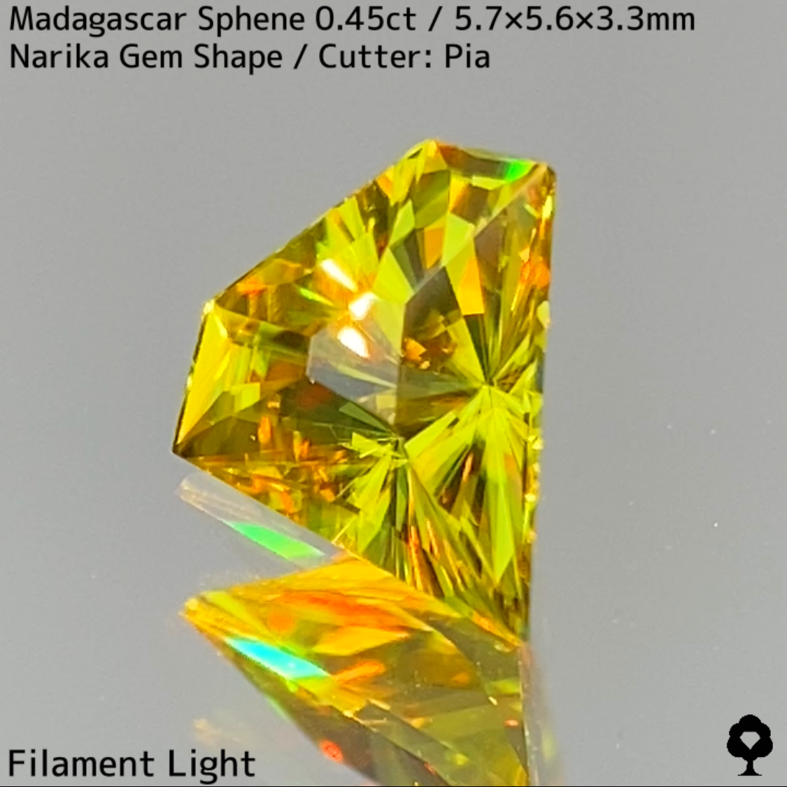 Sphene 0.45ct / New cut
