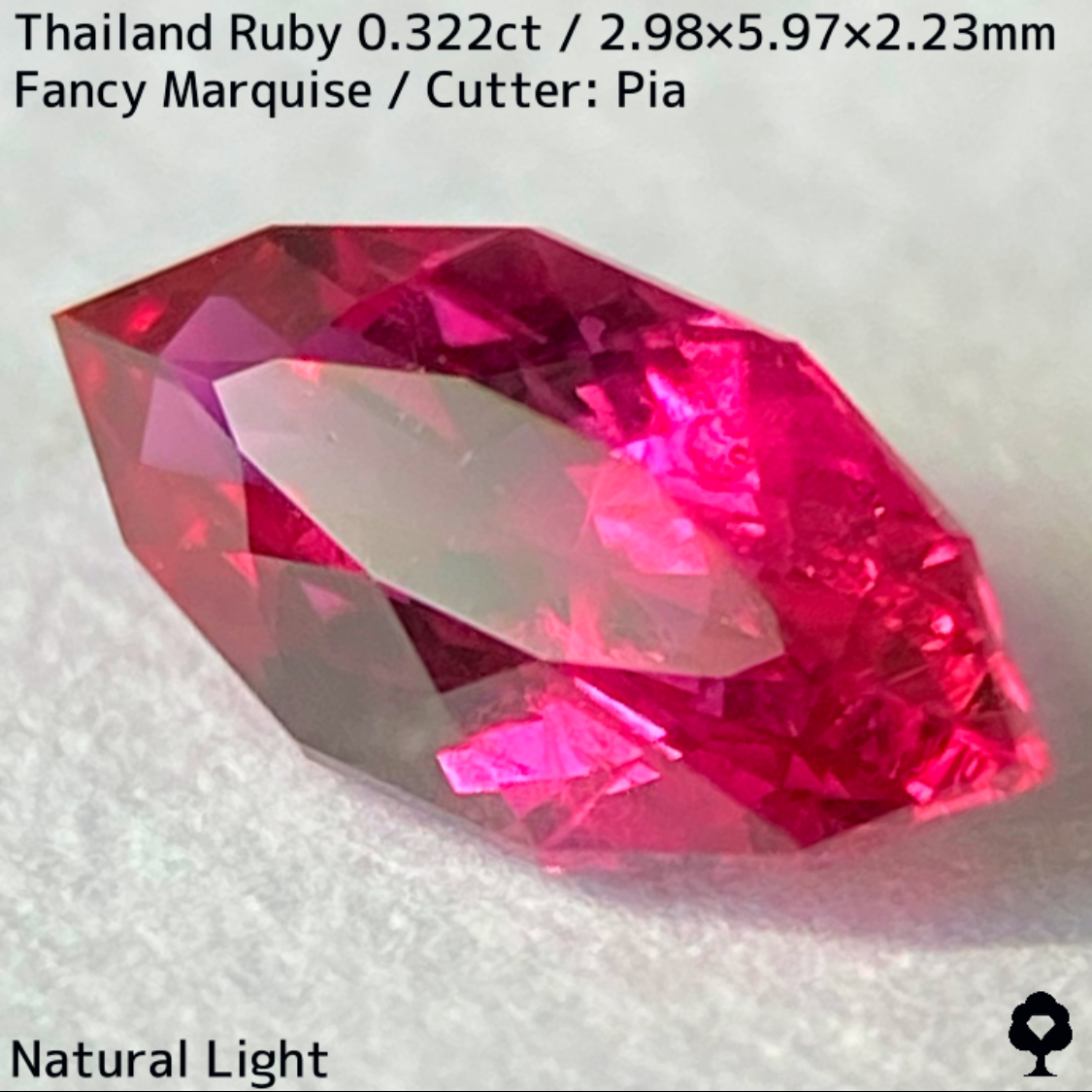 【Present campaign】Ruby 0.322ct / Thailand
