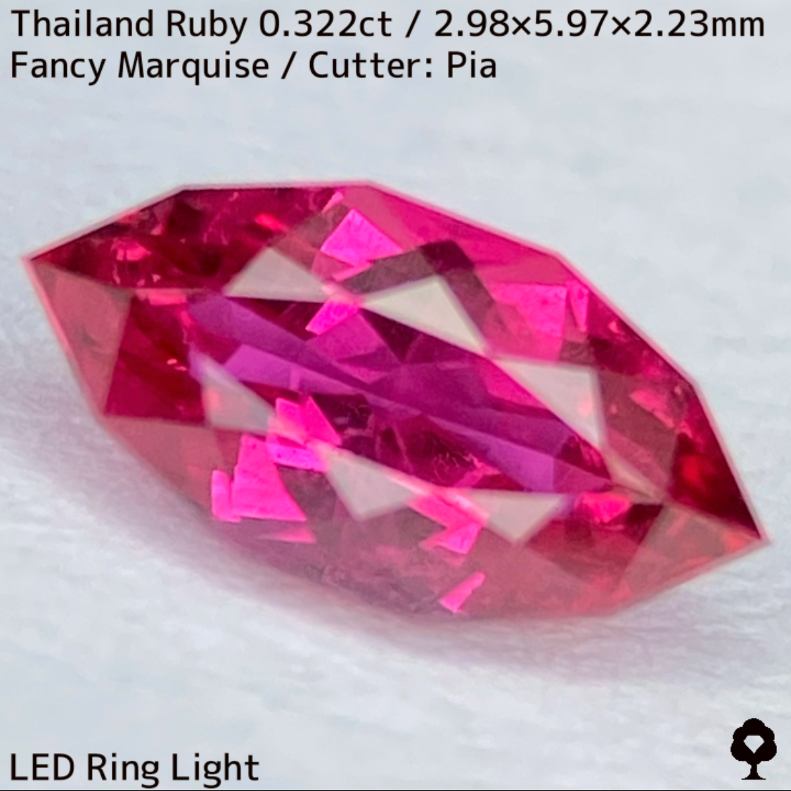 【Present campaign】Ruby 0.322ct / Thailand