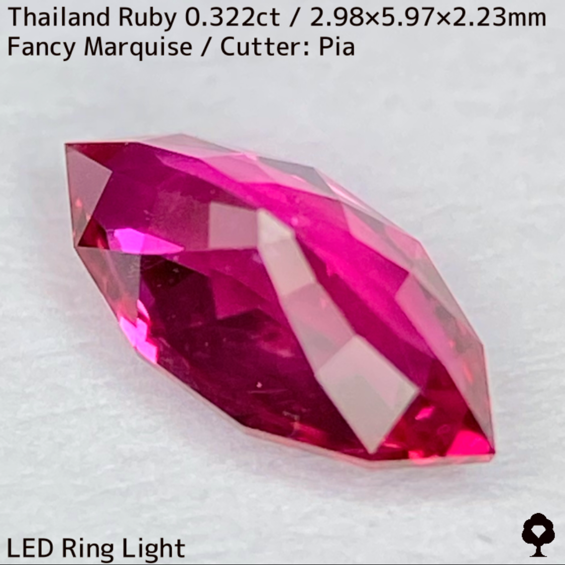 【Present campaign】Ruby 0.322ct / Thailand