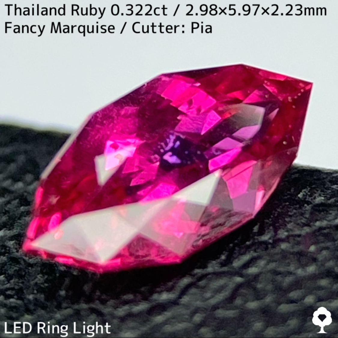 【Present campaign】Ruby 0.322ct / Thailand