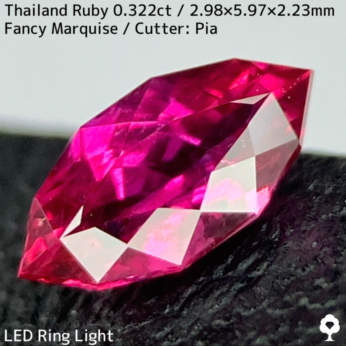 【Present campaign】Ruby 0.322ct / Thailand