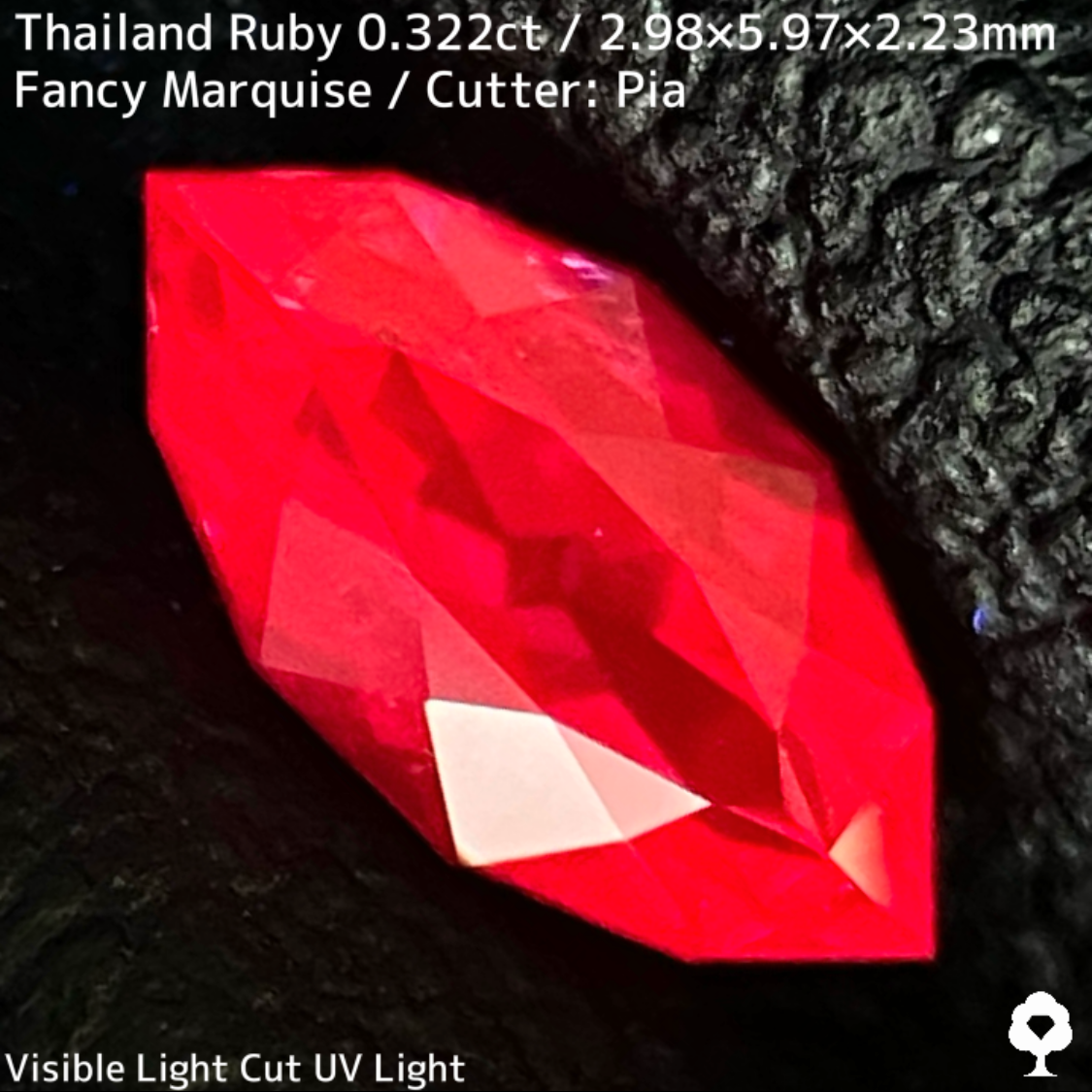 【Present campaign】Ruby 0.322ct / Thailand