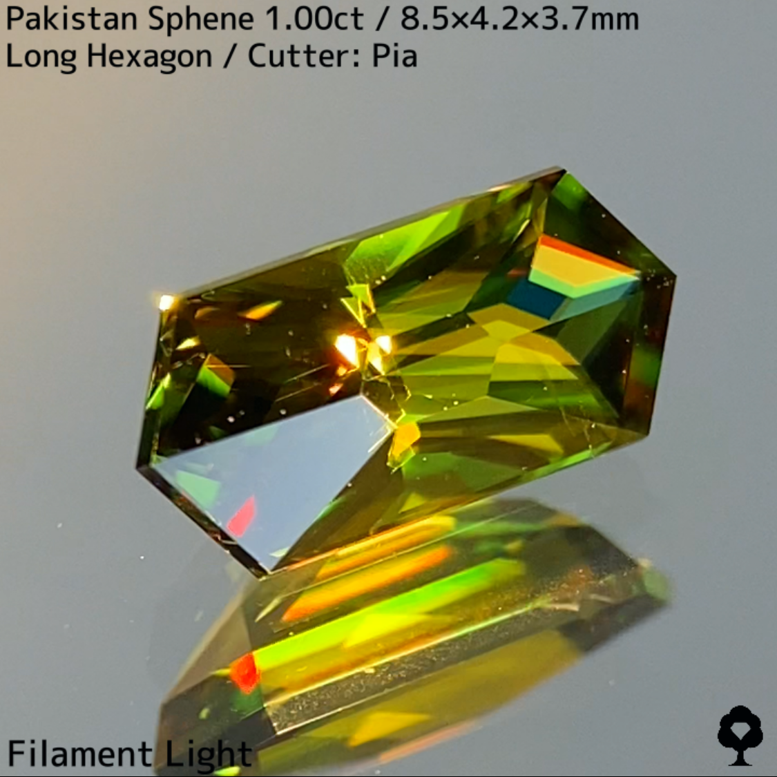 Sphene 1.00ct / Pakistan / New cut