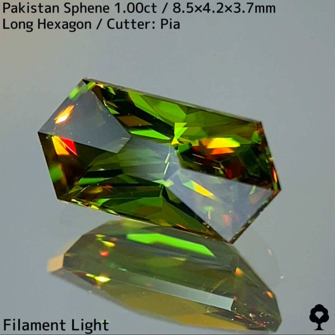 Sphene 1.00ct / Pakistan / New cut
