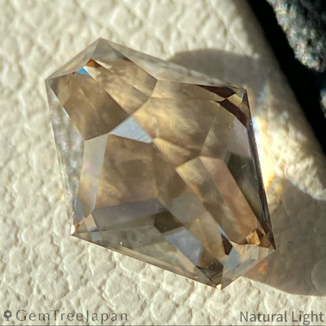 Brownish White Zircon 1.55ct / Tanzania