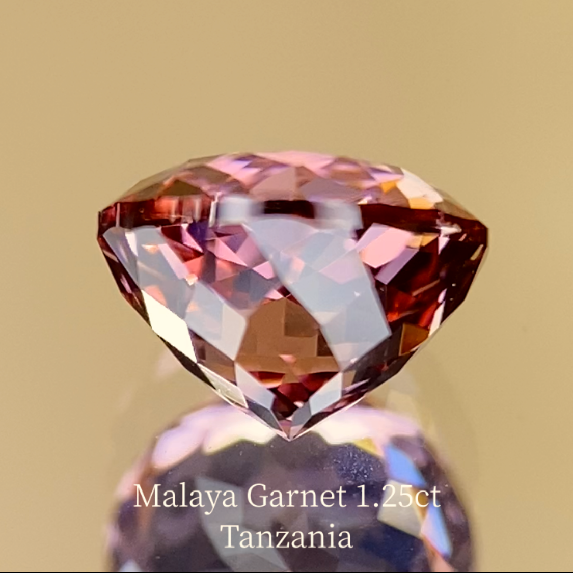 Malaya Garnet 1.257ct