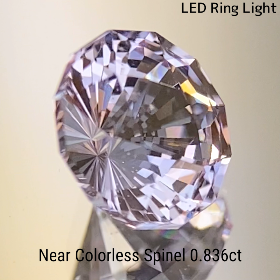Near Colorless Spinel 0.836ct / Burma