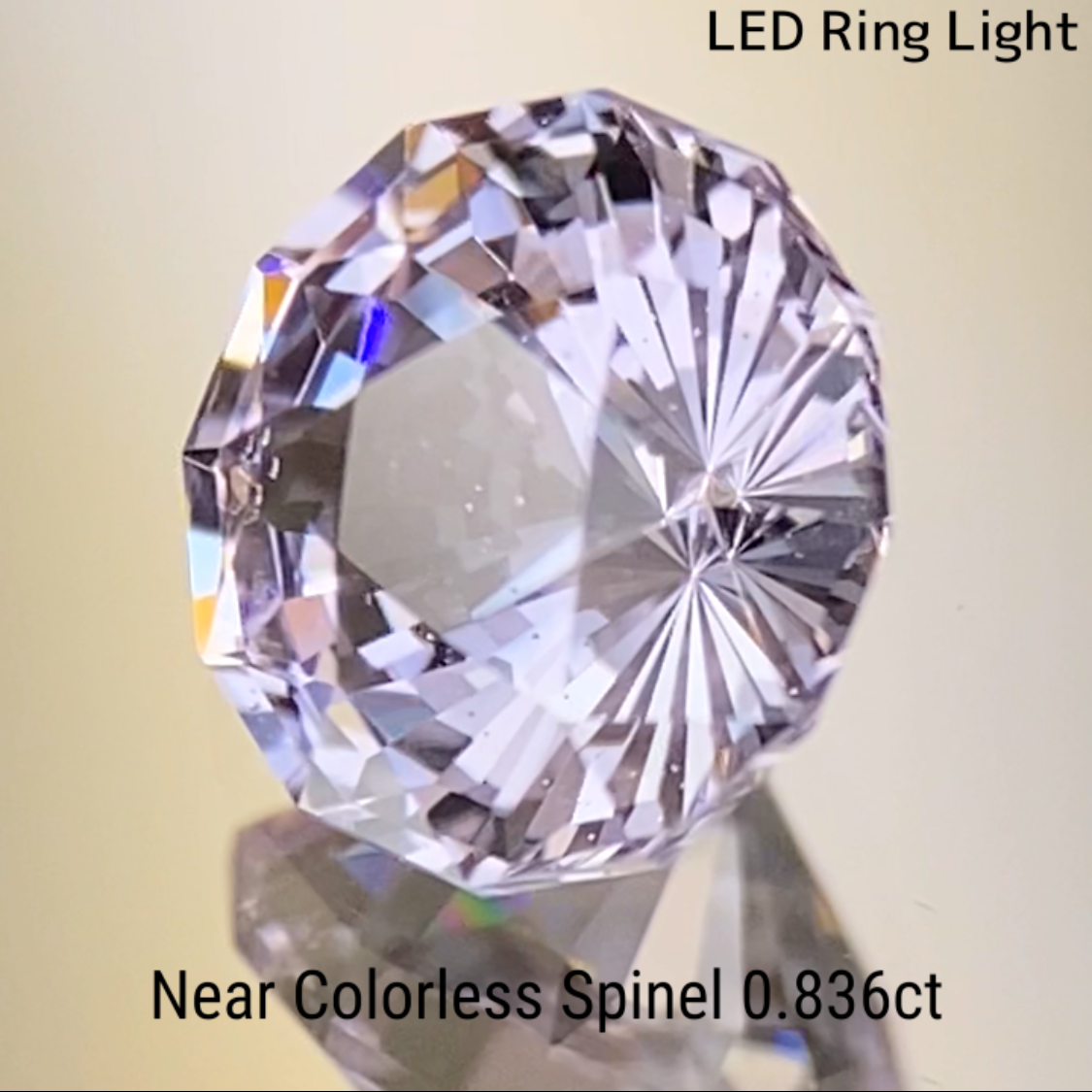 Near Colorless Spinel 0.836ct / Burma