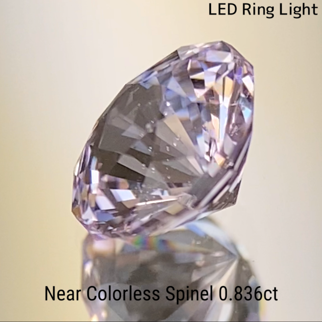 Near Colorless Spinel 0.836ct / Burma