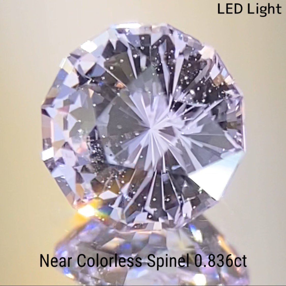 Near Colorless Spinel 0.836ct / Burma