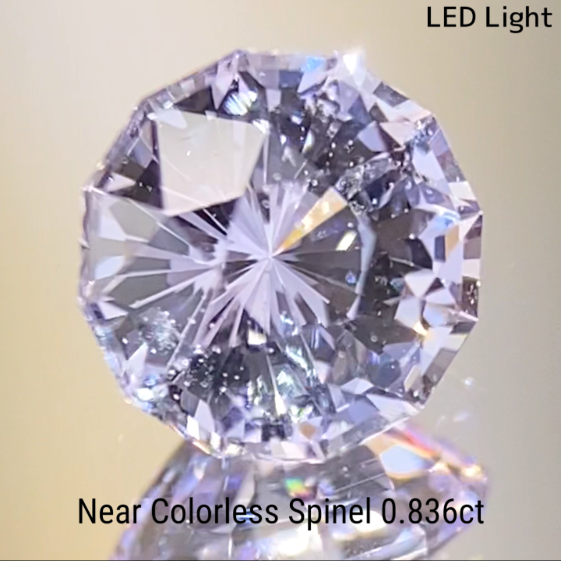 Near Colorless Spinel 0.836ct / Burma