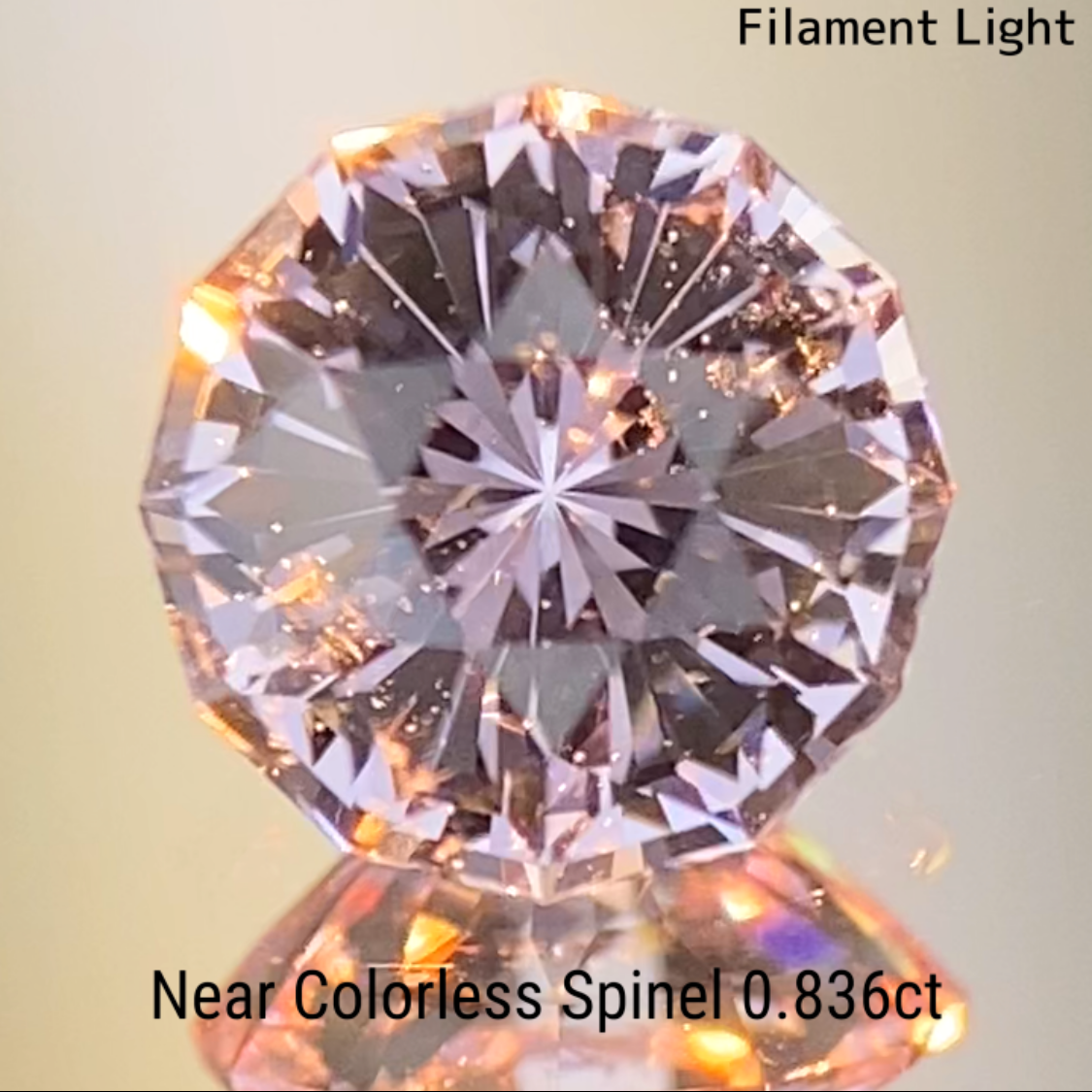 Near Colorless Spinel 0.836ct / Burma