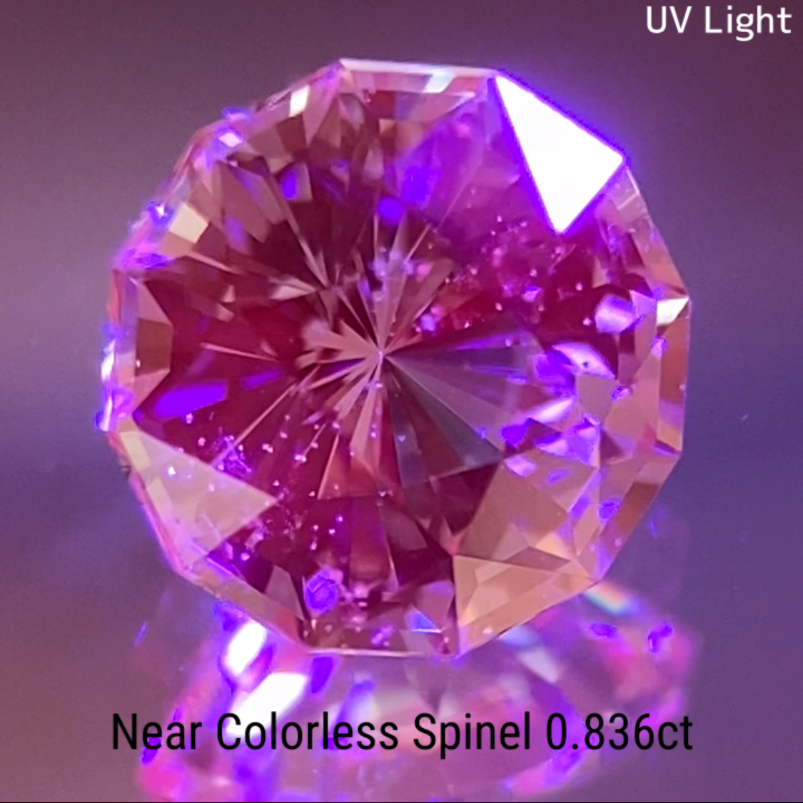 Near Colorless Spinel 0.836ct / Burma