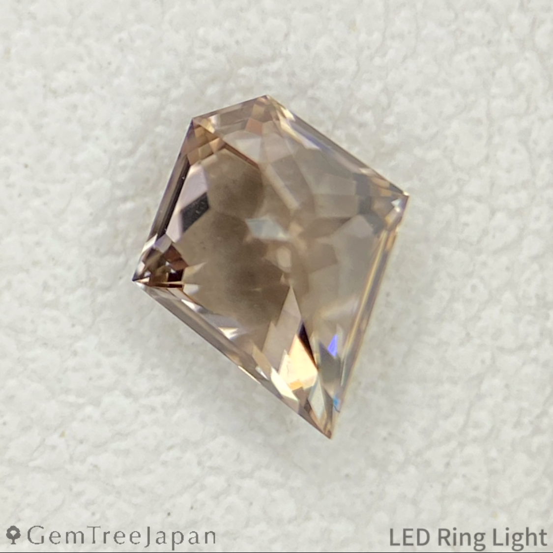 Brownish White Zircon 0.68ct / Tanzania