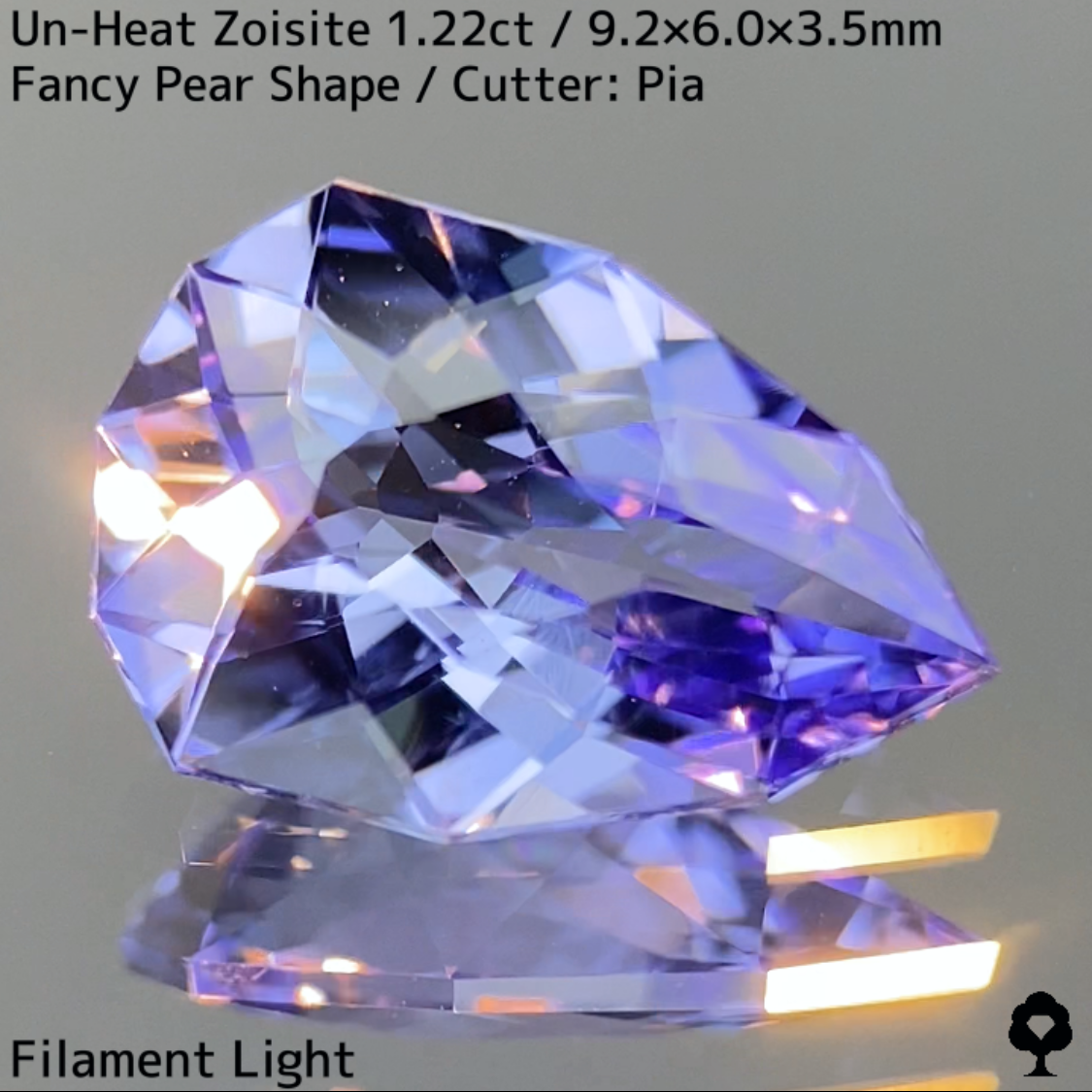 Un-Heat Zoisite 1.222ct