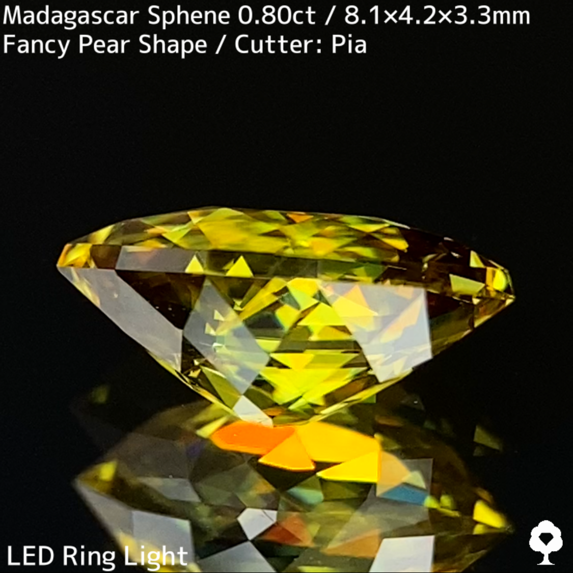 Sphene 0.80ct / New cut
