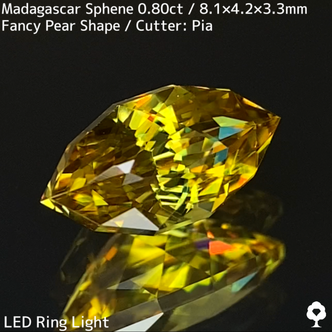 Sphene 0.80ct / New cut