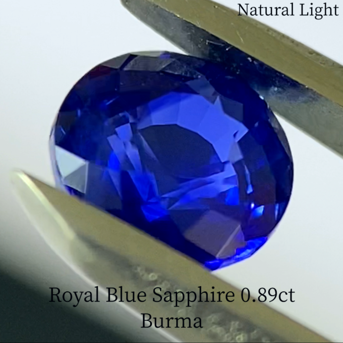 Royal Blue Sapphire 0.897ct / Burma
