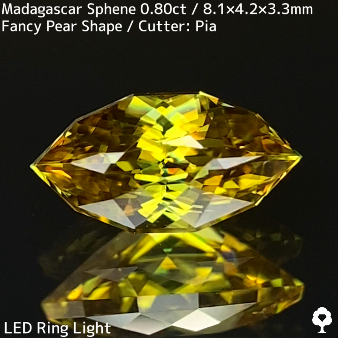 Sphene 0.80ct / New cut
