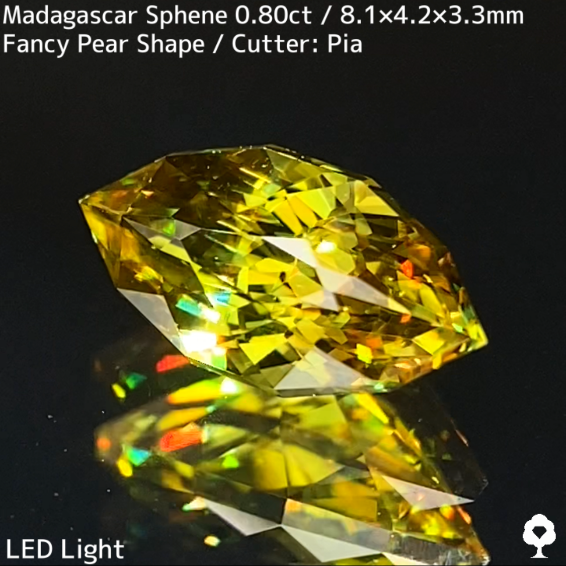 Sphene 0.80ct / New cut