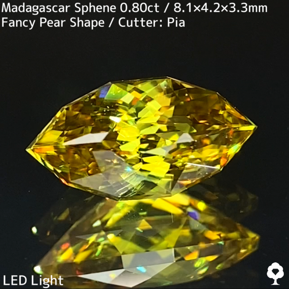 Sphene 0.80ct / New cut