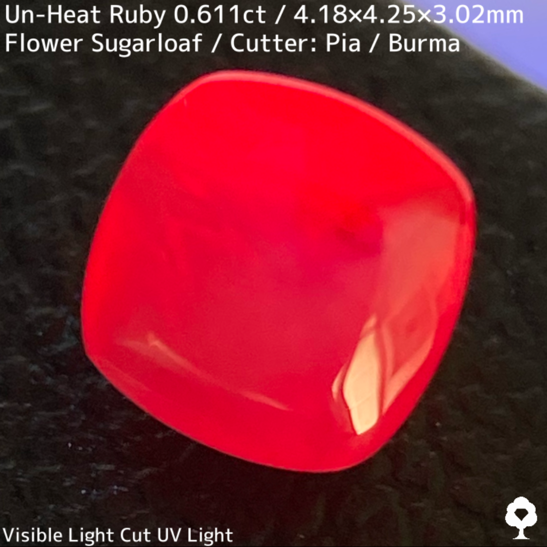 Unheated Ruby 0.611ct / Burma