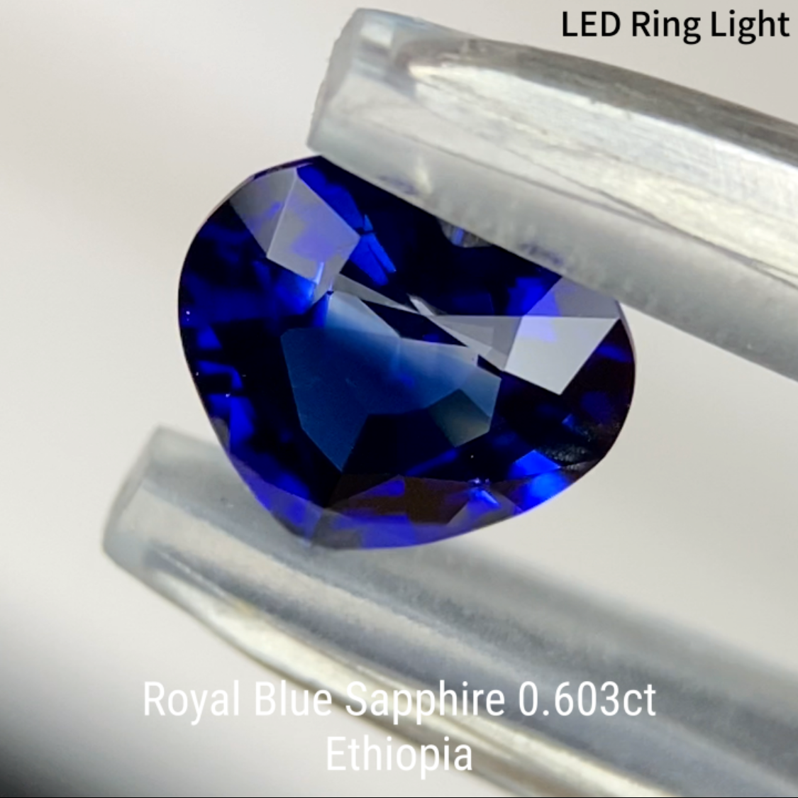 Royal Blue Sapphire 0.603ct / Ethiopia